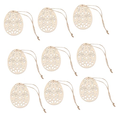 TEHAUX Teiliges Unbemalte holzscheiben Eierform DIY Bastelholz für Kinderhandwerk Naturbelassene Holzchips zum Bemalen und Dekorieren Kreative Holzanhänger für Frühlingsdeko TEHAUX Teiliges Unbemalte holzscheiben Eierform DIY Bastelholz für Kinderhandwerk Naturbelassene Holzchips zum Bemalen und Dekorieren Kreative Holzanhänger für Frühlingsdeko von TEHAUX