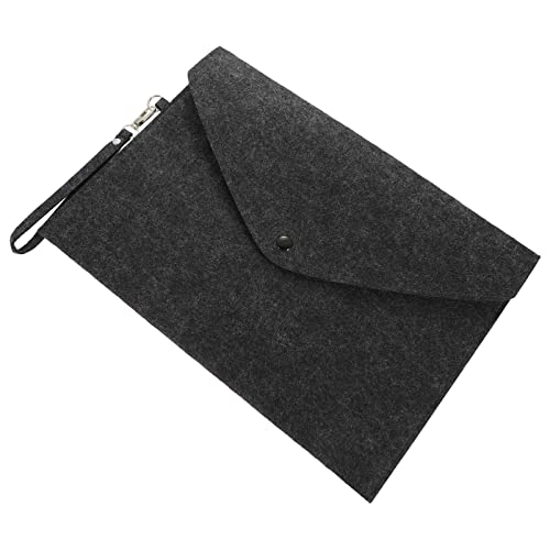 TEHAUX Tischdecke Dokumententasche aus Filz Papier die Büroeinrichtung besprechungsmappe aktenkoffer briefumschläge Aktenordner mit Lanyard Business-Aktentasche tragbar Ordnertasche TEHAUX Tischdecke Dokumententasche aus Filz Papier die Büroeinrichtung besprechungsmappe aktenkoffer briefumschläge Aktenordner mit Lanyard Business-Aktentasche tragbar Ordnertasche von TEHAUX