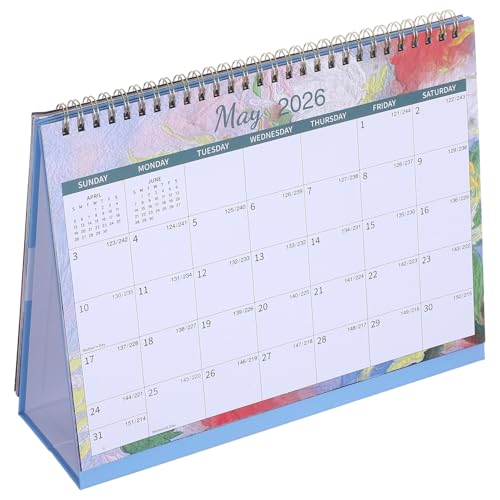 TEHAUX Tischkalender mit Monatsübersicht Multifunktionaler Flip notizblock Minimalistisches Design Strukturierter Desktop planer für Schule Büro und Zuhause TEHAUX Tischkalender mit Monatsübersicht Multifunktionaler Flip notizblock Minimalistisches Design Strukturierter Desktop planer für Schule Büro und Zuhause von TEHAUX