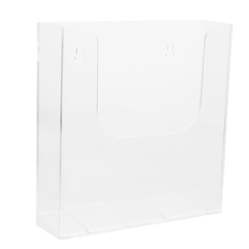 TEHAUX Transparenter Wand acryl organizer für Dokumente und Broschüren Wandmontierter Prospektständer aus Hochwertigem Acryl Büroregal für Kataloge Zeitschriften und Ordner für TEHAUX Transparenter Wand acryl organizer für Dokumente und Broschüren Wandmontierter Prospektständer aus Hochwertigem Acryl Büroregal für Kataloge Zeitschriften und Ordner für von TEHAUX