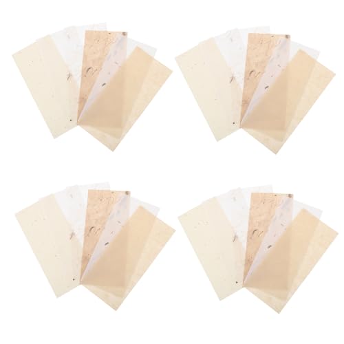TEHAUX Vintage Scrapbooking Papier Buntes Bastelpapier Tönpapier für Notizbuch Tagebuch Kartenherstellung DIY Kreative Dekoration Vielfältige Muster Handgefertigt Hochwertige Struktur von TEHAUX