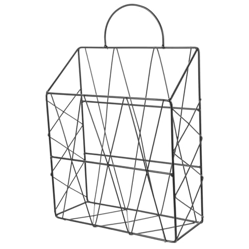 TEHAUX Wandregal Hängend Magazinhalter Bücherhalter Zeitungsständer für Büro Wohnzimmer Bad Klassischer Organizer für Zeitschriften und Dokumente TEHAUX Wandregal Hängend Magazinhalter Bücherhalter Zeitungsständer für Büro Wohnzimmer Bad Klassischer Organizer für Zeitschriften und Dokumente von TEHAUX