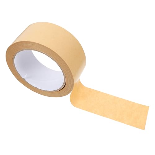 TEHAUX Wasserfreies Kraftpapier Klebeband mit Hoher Klebkraft Reißfest Öl und Wasserbeständig für Verpackung Rahmen Druck und Vielseitigen Einsatz von TEHAUX