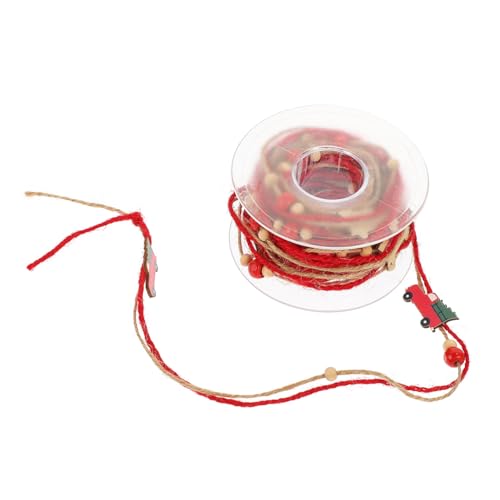 TEHAUX Weihnachtliche Dekorationsbänder Schneemann Weihnachtsmann Weihnachtsbaum Geschenkband Festlich für Baum und Partydeko Vielseitig Einsetzbar von TEHAUX