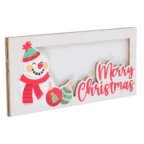 TEHAUX Weihnachtlicher Holz Geldhalter Schneemann Design Tragbarer Karten und Geldorganizer Leicht für Weihnachtsfeiern Tischdekoration und Geschenkideen TEHAUX Weihnachtlicher Holz Geldhalter Schneemann Design Tragbarer Karten und Geldorganizer Leicht für Weihnachtsfeiern Tischdekoration und Geschenkideen von TEHAUX