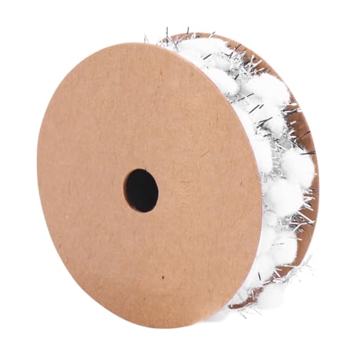 TEHAUX Weihnachtsband mit Glitter Drahtkanten Langlebiges für DIY Bastelprojekte Party Baumdekoration Weißes Lametta für Festliche Christbaumgirlanden TEHAUX Weihnachtsband mit Glitter Drahtkanten Langlebiges für DIY Bastelprojekte Party Baumdekoration Weißes Lametta für Festliche Christbaumgirlanden von TEHAUX