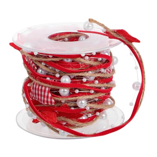 TEHAUX Weihnachtsbaum Deko Geschenkband mit Fünf-punkte-sternmotiv Vielseitiges Farbenfrohes DIY Band für Geschenkverpackung Party Festtagsdekoration für Weihnachten und Bastelarbeiten TEHAUX Weihnachtsbaum Deko Geschenkband mit Fünf-punkte-sternmotiv Vielseitiges Farbenfrohes DIY Band für Geschenkverpackung Party Festtagsdekoration für Weihnachten und Bastelarbeiten von TEHAUX
