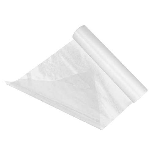 TEHAUX Weißes Organza Stoffband Dekoratives Tüll Gewebe Vielseitiges DIY Geschenkband für Hochzeitsdeko Party Tischläufer und Kreative Bastelprojekte von TEHAUX