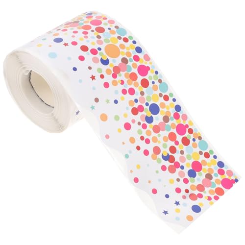 TEHAUX Wellenförmige Pinnwand Bordüre Flexible Reißfeste Dekorationsfolie für Klassenzimmer Tafel Party und Büro Selbstklebend Bunte Randgestaltung für Wandtafeln TEHAUX Wellenförmige Pinnwand Bordüre Flexible Reißfeste Dekorationsfolie für Klassenzimmer Tafel Party und Büro Selbstklebend Bunte Randgestaltung für Wandtafeln von TEHAUX
