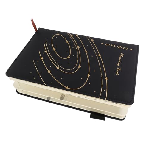 TEHAUX Wochenplaner Buch mit Tages Monatsübersicht Schwarz mit Sternenhimmel design Tragbar für Büro Reisen und Tägliche Terminorganisation Vielseitiger Organizer Notizblock für TEHAUX Wochenplaner Buch mit Tages Monatsübersicht Schwarz mit Sternenhimmel design Tragbar für Büro Reisen und Tägliche Terminorganisation Vielseitiger Organizer Notizblock für von TEHAUX