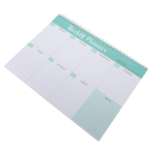 TEHAUX Wochenplaner Tagesplaner-notizbuch Hausunterricht Kalender Für Homeschool Spiral- Täglich Studienplaner Tagesplaner Notizblock Schreibtischplaner Schulagenda Weiß Papier TEHAUX Wochenplaner Tagesplaner-notizbuch Hausunterricht Kalender Für Homeschool Spiral- Täglich Studienplaner Tagesplaner Notizblock Schreibtischplaner Schulagenda Weiß Papier von TEHAUX
