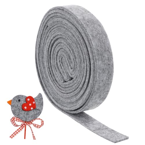 TEHAUX Wollfilzband Filzband für DIY Bastelprojekte Weihnachtsdekorationen Langlebiges Material für Patchwork Applikationen Schleifen und Kränze von TEHAUX