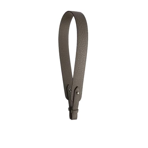 TEHDFG 3,3 cm 2,6 cm breit, Keine Schnalle, Schultergurt for Taschen, pflanzlich gegerbtes Rindsleder, Togo-Lychee-Muster, Schultergurt for Taschen(Num10,3.3cm Wide 5 Pieces) von TEHDFG