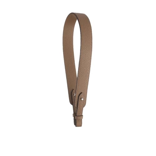 TEHDFG 3,3 cm 2,6 cm breit, Keine Schnalle, Schultergurt for Taschen, pflanzlich gegerbtes Rindsleder, Togo-Lychee-Muster, Schultergurt for Taschen(Num12,3.3cm Wide 5 Pieces) von TEHDFG