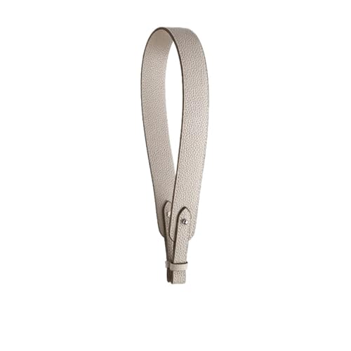 TEHDFG 3,3 cm 2,6 cm breit, Keine Schnalle, Schultergurt for Taschen, pflanzlich gegerbtes Rindsleder, Togo-Lychee-Muster, Schultergurt for Taschen(Num16,2.6cm Wide 2 Pieces) von TEHDFG