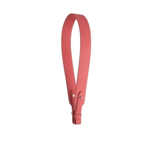 TEHDFG 3,3 cm 2,6 cm breit, Keine Schnalle, Schultergurt for Taschen, pflanzlich gegerbtes Rindsleder, Togo-Lychee-Muster, Schultergurt for Taschen(Num24,3.3cm Wide 2 Pieces) von TEHDFG