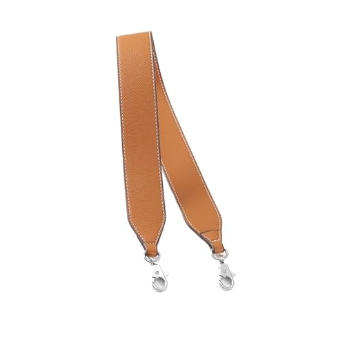 TEHDFG 67 * 4cm PU Leder Geldbörse Strap Tasche Strap Schulter Handtasche Geldbörse Strap Crossbody Ersatz Kompatibel Mit Frauen KELLY25 28 30(Brown2 Silver,1 Piece) von TEHDFG