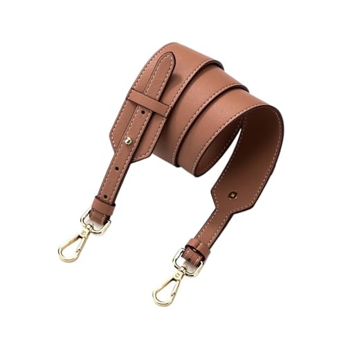 TEHDFG Weicher, Trendiger, breiter Schultergurt aus Leder, universell Verstellbarer Schultergurt for Ersetzen und Umgestalten von Kuriertaschen(Pink Gold Buckle) von TEHDFG