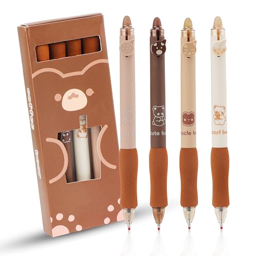 TEKONDA 4 Stück Radierbarer Tintenroller Kugelschreiber mit Radiergummi Stifte Radierbar Blau Ballpoint Pen 0.5mm Kugelschreiber Mine für Schule Home Office TEKONDA 4 Stück Radierbarer Tintenroller Kugelschreiber mit Radiergummi Stifte Radierbar Blau Ballpoint Pen 0.5mm Kugelschreiber Mine für Schule Home Office von TEKONDA