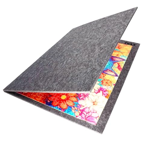 TELY Foldaway Puzzlebrett Filzmatte für bis zu 2000 Teile Puzzle, faltbar für einfache Aufbewahrung von Puzzles, tragbares Puzzle-Pad (extra groß) von TELY