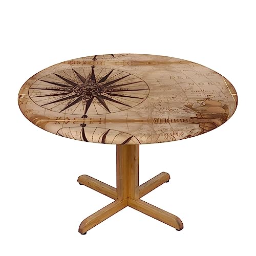 TEMKIN Kompass-Tischdecke, rund, mit Gummizug, für Küche und Esszimmer, 138 cm Durchmesser TEMKIN Kompass-Tischdecke, rund, mit Gummizug, für Küche und Esszimmer, 138 cm Durchmesser von TEMKIN