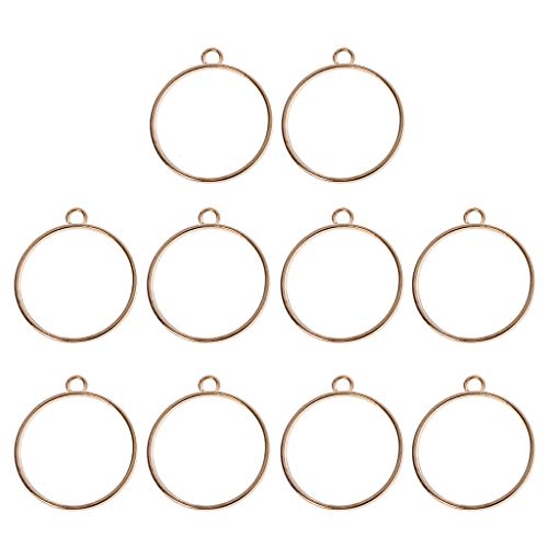10 x transparente, runde Rahmen für handgefertigte Rahmen, für Ketten, Schmuck, Handwerk, Halsketten, Armbänder, Lünetten, Anhänger, Rohlinge 10 x transparente, runde Rahmen für handgefertigte Rahmen, für Ketten, Schmuck, Handwerk, Halsketten, Armbänder, Lünetten, Anhänger, Rohlinge von TEMOOUES