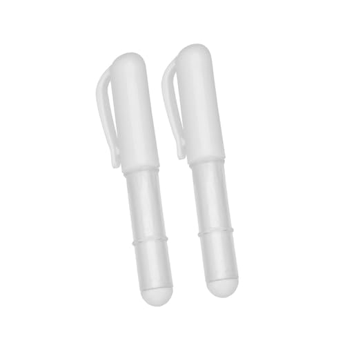 2 Stück Stoffkreide-Marker, radierbare Bleistifte, Schneiderzubehör zum Nähen, Quilten, Basteln, Anreißpulver, Schneiderei, löschbar von TEMOOUES