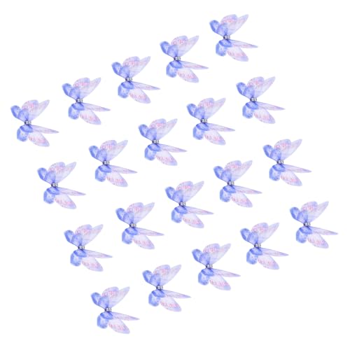 20 Stück Schmetterlingsapplikationen, Stickerei, Aufnäher, Flicken zum Nähen, Basteln, Hochzeitskleid, Kleidung, Verzierung, Hochzeitsdekoration von TEMOOUES
