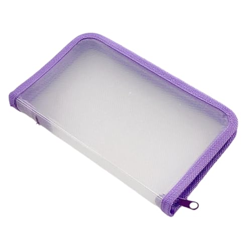 Kleine Dokumentenmappe mit Reißverschluss, wasserabweisend, Quittungsorganizer für den täglichen Gebrauch im Büro, in der Schule, auf Reisen, unverzichtbare wasserabweisende Taschen von TEMOOUES