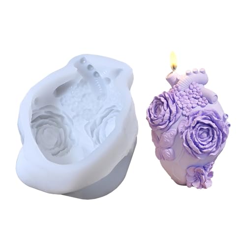 Silikonformen, Blume, Herz, Epoxidharz, Seife, Gips, Silikon, Herz, Gießseife, Bastelbedarf Silikonformen, Blume, Herz, Epoxidharz, Seife, Gips, Silikon, Herz, Gießseife, Bastelbedarf von TEMOOUES