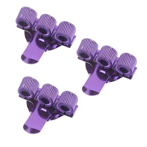 Stifthalter mit 3 Löchern und Taschenclip, verstellbare Federringe, Metall, Stifthalter für Arzt, Krankenschwester, Uniform, 3 Stück von TEMOOUES