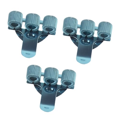 Stifthalter mit 3 Löchern und Taschenclip, verstellbare Federringe, Metall, Stifthalter für Arzt, Krankenschwester, Uniform, 3 Stück Stifthalter mit 3 Löchern und Taschenclip, verstellbare Federringe, Metall, Stifthalter für Arzt, Krankenschwester, Uniform, 3 Stück von TEMOOUES