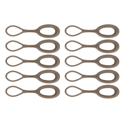 TEMOOUES 10 Stück Reißverschlüsse Ziehkopf Taktische Abzieher Ersatz Verlängerung Tasche Zubehör TEMOOUES 10 Stück Reißverschlüsse Ziehkopf Taktische Abzieher Ersatz Verlängerung Tasche Zubehör von TEMOOUES