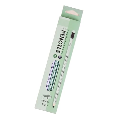 TEMOOUES 12 Stück Holzzeichenstifte Ergonomischer Dreikantgriff Schreibstift mit kleinem Radiergummi zum Skizzieren Zeichnen Holzstifte TEMOOUES 12 Stück Holzzeichenstifte Ergonomischer Dreikantgriff Schreibstift mit kleinem Radiergummi zum Skizzieren Zeichnen Holzstifte von TEMOOUES