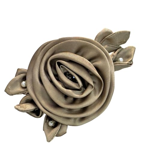 TEMOOUES 16 cm 3D-Rose mit Perlen für handgefertigte Hochzeitskleider, zum Nähen von Kleidern und Schals, Mützen, zum Aufnähen von Dekorationen TEMOOUES 16 cm 3D-Rose mit Perlen für handgefertigte Hochzeitskleider, zum Nähen von Kleidern und Schals, Mützen, zum Aufnähen von Dekorationen von TEMOOUES