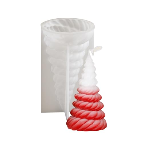 TEMOOUES Flexible Silikonform, handgefertigt, Duftkerzenform, zerknitterter Weihnachtsbaum, Aromatherapie, Heimdekoration TEMOOUES Flexible Silikonform, handgefertigt, Duftkerzenform, zerknitterter Weihnachtsbaum, Aromatherapie, Heimdekoration von TEMOOUES