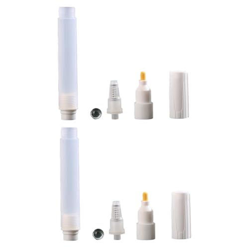 TEMOOUES Leere Farbmarker, nachfüllbar, 5 mm, runder Kopf, nachfüllbar, Acryl-Marker, 2 Stück TEMOOUES Leere Farbmarker, nachfüllbar, 5 mm, runder Kopf, nachfüllbar, Acryl-Marker, 2 Stück von TEMOOUES