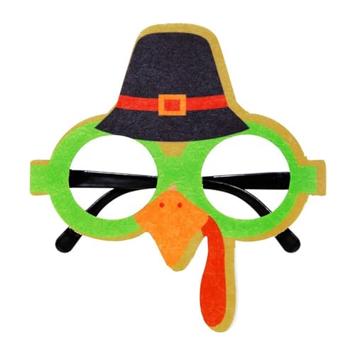 TEMOOUES Lustige Truthahn-Ernte-Party-Dekoration, Foto-Requisiten für Familientreffen, Erntedankfest, Festival, dekorativer Rahmen, Truthahn für Festival von TEMOOUES