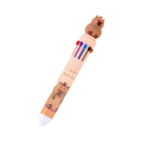TEMOOUES Mehrfarbiger Kugelschreiber, 10 Farben, einziehbar, mehrfarbiger Stift zum Schreiben, Notizen, Journaling, Farbcodierung TEMOOUES Mehrfarbiger Kugelschreiber, 10 Farben, einziehbar, mehrfarbiger Stift zum Schreiben, Notizen, Journaling, Farbcodierung von TEMOOUES
