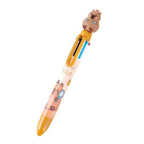 TEMOOUES Mehrfarbiger Kugelschreiber, einziehbarer farbiger Kugelschreiber, mehrfarbiger Stift für Zuhause, Büro, Klassenzimmer, 6 in 1 Farbe TEMOOUES Mehrfarbiger Kugelschreiber, einziehbarer farbiger Kugelschreiber, mehrfarbiger Stift für Zuhause, Büro, Klassenzimmer, 6 in 1 Farbe von TEMOOUES