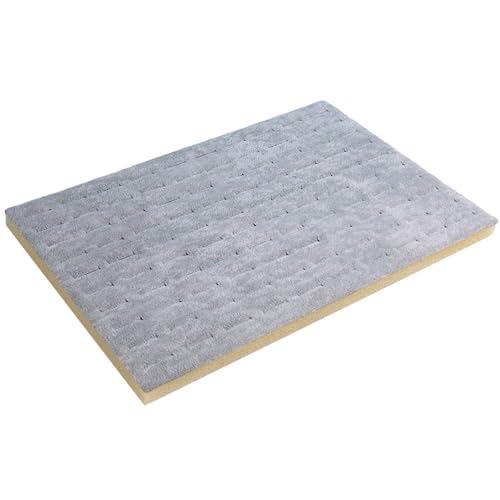 TEMOOUES Schmucktablett mit Schaumstoff-Ringen, Aufbewahrungsbox für 100 Ringe, Organizer für den Verkauf von Ringeinsätzen, Einlagen TEMOOUES Schmucktablett mit Schaumstoff-Ringen, Aufbewahrungsbox für 100 Ringe, Organizer für den Verkauf von Ringeinsätzen, Einlagen von TEMOOUES
