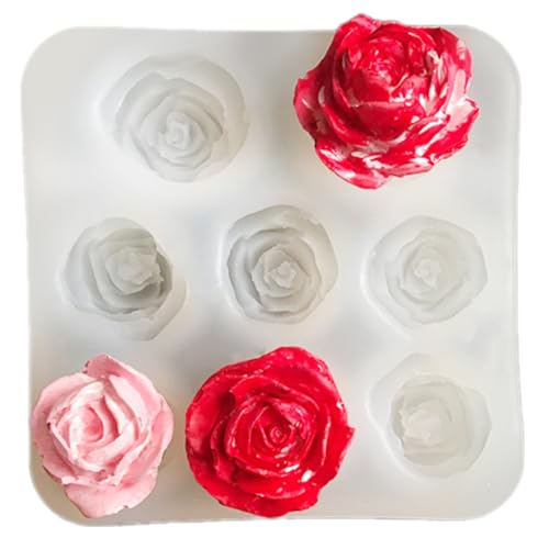 TEMOOUES Silikon-Kerzenformen für Kerzen, Seife, Schokolade, Süßigkeiten, Fondant, Kuchendekoration, Epoxidharz, Silikonformen TEMOOUES Silikon-Kerzenformen für Kerzen, Seife, Schokolade, Süßigkeiten, Fondant, Kuchendekoration, Epoxidharz, Silikonformen von TEMOOUES