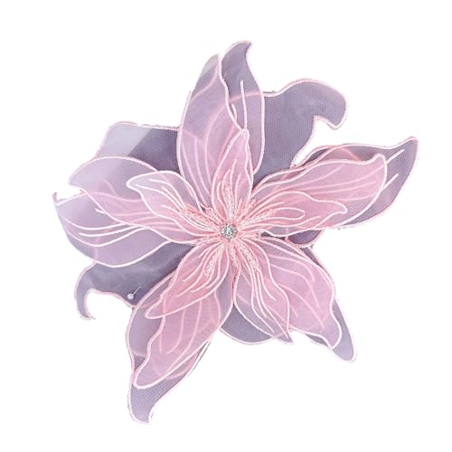 TEMOOUES Strass-Blumen-Aufnäher zum Aufnähen, für Hochzeitskleid, Vorhang, Schal, Dekorationen TEMOOUES Strass-Blumen-Aufnäher zum Aufnähen, für Hochzeitskleid, Vorhang, Schal, Dekorationen von TEMOOUES