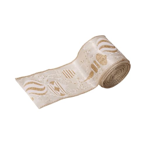 Weihnachtsschleifenband für Feiertagsdekorationen, strapazierfähiger Stoff für Baum und Party, wiederverwendbarer Weihnachtsbaum von TEMOOUES