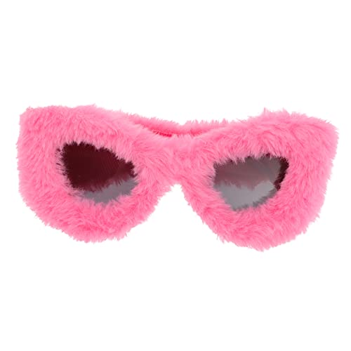 TEMPNAP 1 Paar Plüschbrillen Requisiten Brille Männer Trendy Cosplay-Brille Kostüm Kind lustige Sonnenbrille partyfarbene brille lustige Brille linsenlose brille Stk Rosa TEMPNAP 1 Paar Plüschbrillen Requisiten Brille Männer Trendy Cosplay-Brille Kostüm Kind lustige Sonnenbrille partyfarbene brille lustige Brille linsenlose brille Stk Rosa von TEMPNAP