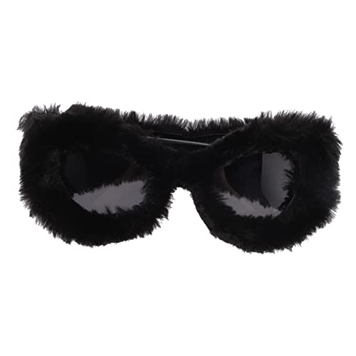 TEMPNAP 1 Paar Plüschbrillen Requisiten Partyzubehör lustig Partybrille für geburtstag sonnenbrille Halloween Party-Requisite Foto -Requisiten Kostümgläser Stk Black TEMPNAP 1 Paar Plüschbrillen Requisiten Partyzubehör lustig Partybrille für geburtstag sonnenbrille Halloween Party-Requisite Foto -Requisiten Kostümgläser Stk Black von TEMPNAP