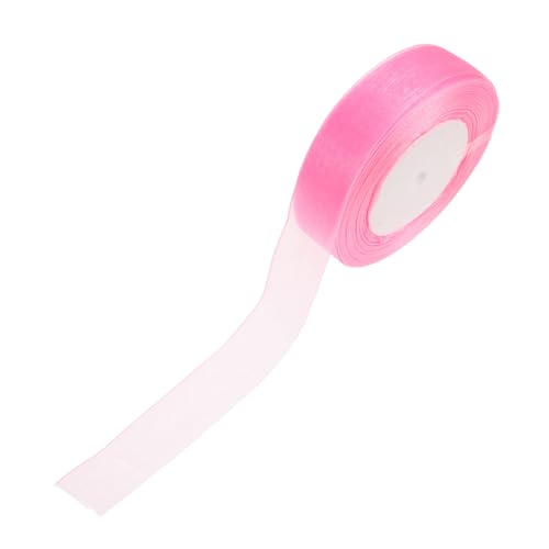 TEMPNAP 1 Roll Chiffon Ribbon Organza Ribbon Dekorative DIY Craft Ribbon Für Hochzeits Geburtstag Dusche Weihnachten Valentinstag Party Gunst (2,5 Cm) von TEMPNAP