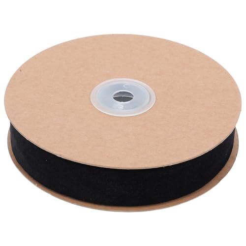 TEMPNAP 1 Rolle Breites Schwarzes Flockband Einseitiges nicht Elastisches Stoffband für DIY Dekorationen Hochzeits und Geschenkverpackungen für Home und Shop Anwendungen TEMPNAP 1 Rolle Breites Schwarzes Flockband Einseitiges nicht Elastisches Stoffband für DIY Dekorationen Hochzeits und Geschenkverpackungen für Home und Shop Anwendungen von TEMPNAP