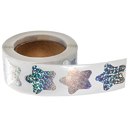 TEMPNAP 1 Rolle Selbstklebende Glitzerstern Aufkleber Dekorative PVC Sticker für DIY und Vielseitig für Bastelprojekte und Lehrerbelohnungen TEMPNAP 1 Rolle Selbstklebende Glitzerstern Aufkleber Dekorative PVC Sticker für DIY und Vielseitig für Bastelprojekte und Lehrerbelohnungen von TEMPNAP