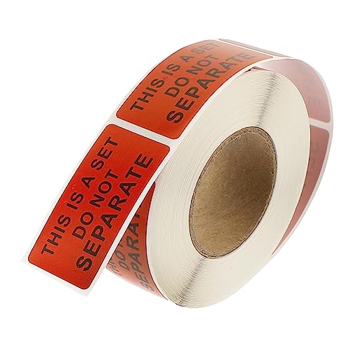 TEMPNAP 1 Rolle Warnaufkleber Selbstklebende Verpackungslabel für Sicheren Versand Erhöhte Benutzervertrauen und für Paketversand und TEMPNAP 1 Rolle Warnaufkleber Selbstklebende Verpackungslabel für Sicheren Versand Erhöhte Benutzervertrauen und für Paketversand und von TEMPNAP
